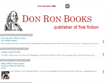 Tablet Screenshot of donronbooks.blogspot.com