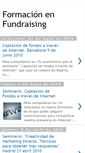 Mobile Screenshot of formacionenfundraising.blogspot.com
