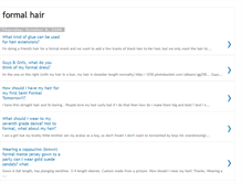 Tablet Screenshot of formal-hair1.blogspot.com