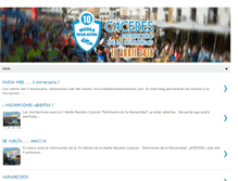 Tablet Screenshot of mediamaratoncaceres.blogspot.com