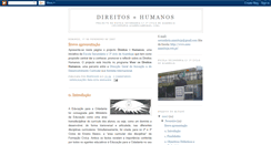 Desktop Screenshot of direitos-mais-humanos.blogspot.com