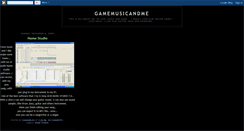 Desktop Screenshot of muzikgameaku.blogspot.com