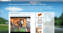 Desktop Screenshot of golflessonsinexeter.blogspot.com