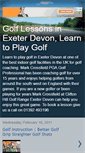 Mobile Screenshot of golflessonsinexeter.blogspot.com