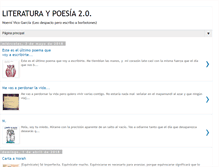 Tablet Screenshot of literaturaypoesia20.blogspot.com