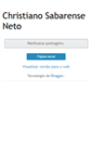 Mobile Screenshot of christianosneto.blogspot.com