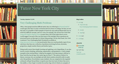 Desktop Screenshot of new-york-tutor.blogspot.com