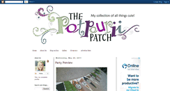 Desktop Screenshot of potpourripatch.blogspot.com