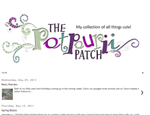 Tablet Screenshot of potpourripatch.blogspot.com