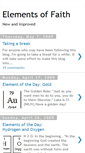 Mobile Screenshot of elements-of-faith.blogspot.com