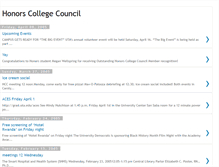 Tablet Screenshot of honorscollegecouncil.blogspot.com