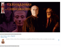 Tablet Screenshot of exploradordelconocimiento.blogspot.com