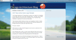 Desktop Screenshot of chicagoarchitecture.blogspot.com