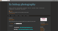 Desktop Screenshot of lizbishopphotography.blogspot.com