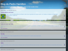 Tablet Screenshot of pedrohamilton.blogspot.com