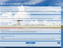 Tablet Screenshot of bestelectronicsprojects.blogspot.com