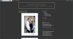 Desktop Screenshot of citrineweddings.blogspot.com