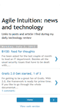 Mobile Screenshot of agileintuition.blogspot.com