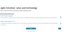 Tablet Screenshot of agileintuition.blogspot.com