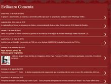 Tablet Screenshot of evilazarocomenta.blogspot.com