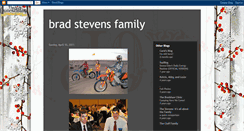 Desktop Screenshot of bradstevensfamily.blogspot.com