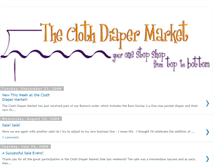 Tablet Screenshot of clothdiapermarket.blogspot.com