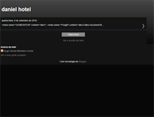 Tablet Screenshot of danielcostahotel.blogspot.com