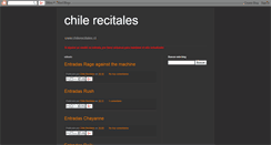 Desktop Screenshot of chilerecitales.blogspot.com