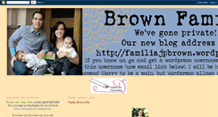 Desktop Screenshot of familiajpbrown.blogspot.com