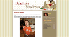 Desktop Screenshot of deadlinesandnaptimes.blogspot.com