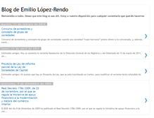 Tablet Screenshot of emiliolopez-rendo.blogspot.com