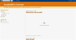 Desktop Screenshot of anabellescorner.blogspot.com