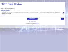 Tablet Screenshot of cubasindical.blogspot.com