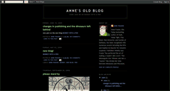 Desktop Screenshot of annefrasier.blogspot.com