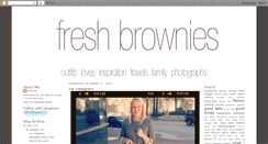 Desktop Screenshot of freshbrownies.blogspot.com