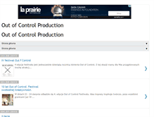 Tablet Screenshot of outofcontrolproduction.blogspot.com