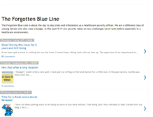 Tablet Screenshot of forgottenblueline.blogspot.com