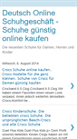Mobile Screenshot of deutsch-online-schuhgeschaft.blogspot.com