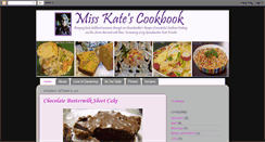 Desktop Screenshot of misskatescookbook.blogspot.com