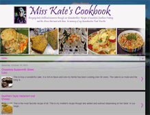 Tablet Screenshot of misskatescookbook.blogspot.com