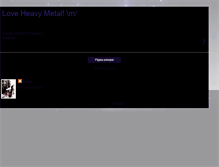 Tablet Screenshot of love-heavy-metal-world.blogspot.com