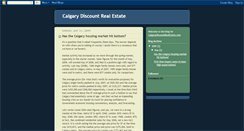 Desktop Screenshot of calgarydiscountrealestate.blogspot.com