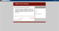 Desktop Screenshot of dknx-freeware-software.blogspot.com