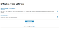 Tablet Screenshot of dknx-freeware-software.blogspot.com