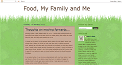 Desktop Screenshot of foodmyfamilyandme.blogspot.com