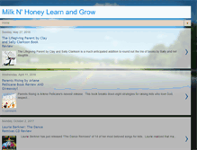 Tablet Screenshot of milknhoneylearnandgrow.blogspot.com