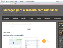 Tablet Screenshot of educacaoparaotransitocomqualidade.blogspot.com