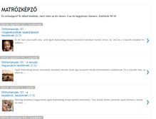 Tablet Screenshot of matrozkepzo.blogspot.com