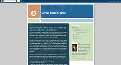 Desktop Screenshot of lovetouchheal.blogspot.com
