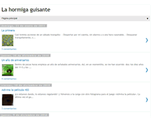 Tablet Screenshot of lahormigaguisante.blogspot.com